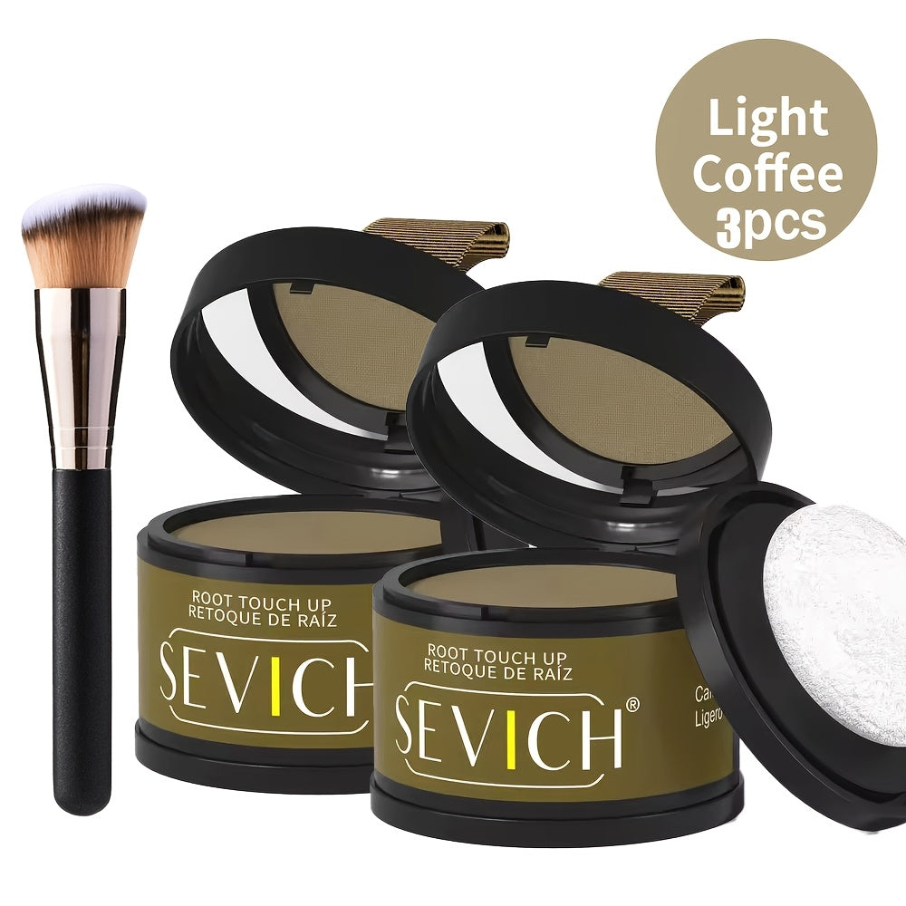 Root Touch-Up Hairline Powder Compact in Thirteen Shades with Exact Two- or Three-Piece Options