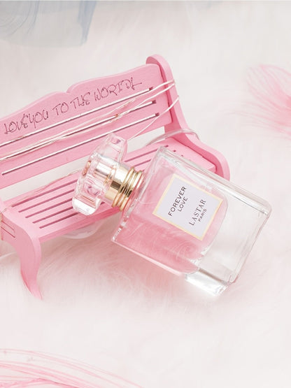 LASTAR Forever Love Shimmer Pink Eau de Parfum Spray, 55ml Bottle with Floral and Fruity Scent Profile