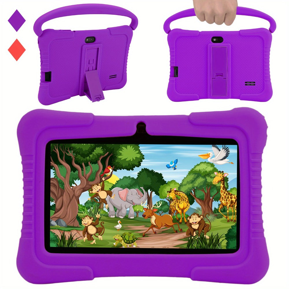 Kids Tablet 7 Inch with Android, 2GB RAM, 16GB or 32GB Built-In Storage, Parental Controls and Silicone Case