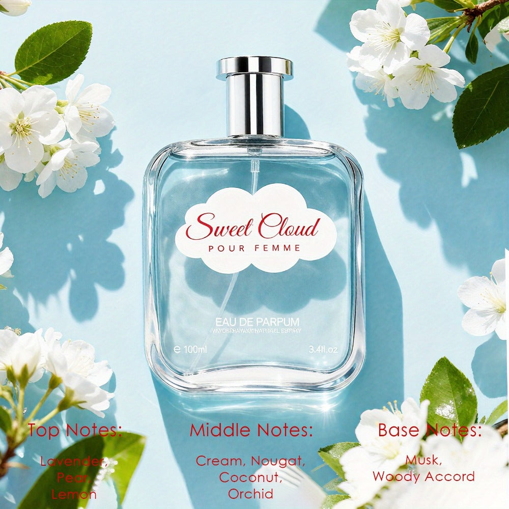 Perfume for Women 100ml EDP with Pear, Clementine, Jasmine, Gardenia, Vanilla and Sandalwood Notes