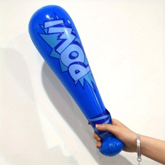 Inflatable Cheering Bat Party Supplies Set with 16 Cartoon-Print Props in Mixed Colors for Events