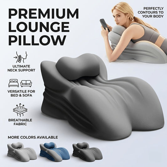 Wedge Pillow Memory Foam – Ergonomic Cervical & Lumbar Support for Stomach, Side & Back Sleepers | Breathable Removable Washable Cover, Multi-Use for Sleep, Office & Reading, Great Gift for Couples