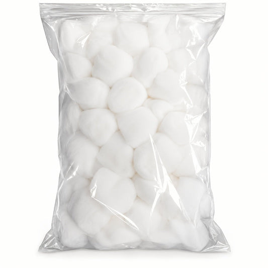Cotton Balls 500 Count Super Jumbo Soft 100% Absorbent Premium Unscented - Makeup Removal Toner Skincare Nail Care Wound Cleaning for Sensitive Skin All Skin Types Pack of 5