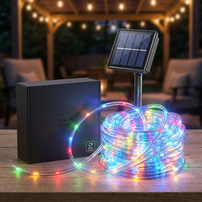 String Lights, Solar Flexible Fairy Lights with 50, 200 or 300 LEDs, Three Lengths and Four Color Options
