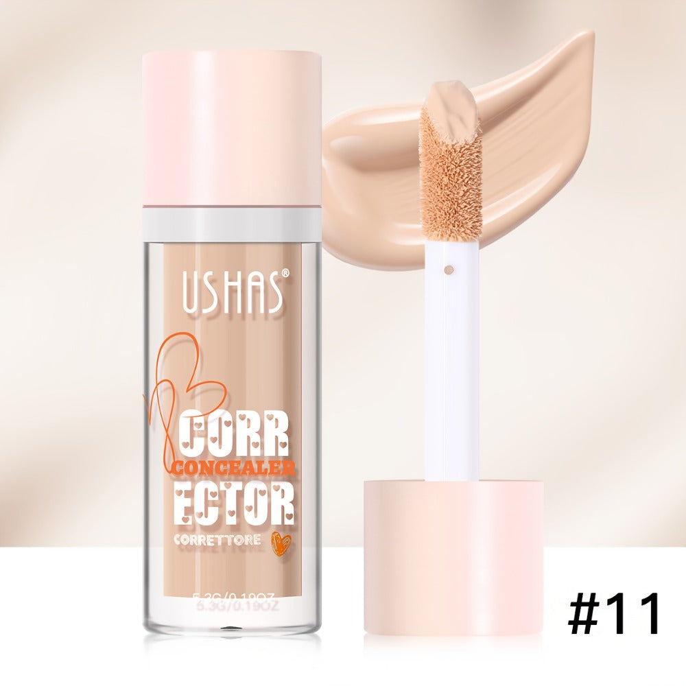 Liquid Concealer with Doe-Foot Applicator, 5.3 g Net Weight and 12 Numbered Shade Options from #01 to #12