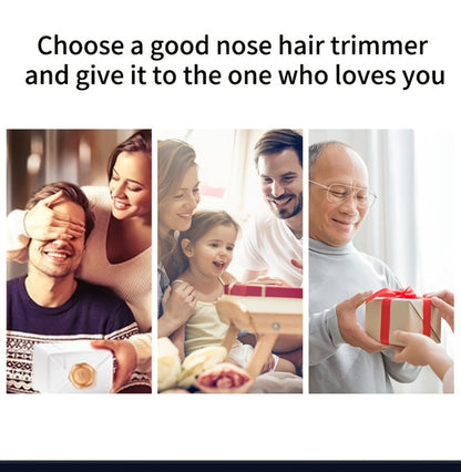 Rechargeable Nose, Ear and Eyebrow Hair Trimmer with LED Display in Two Exact Checkout Configurations