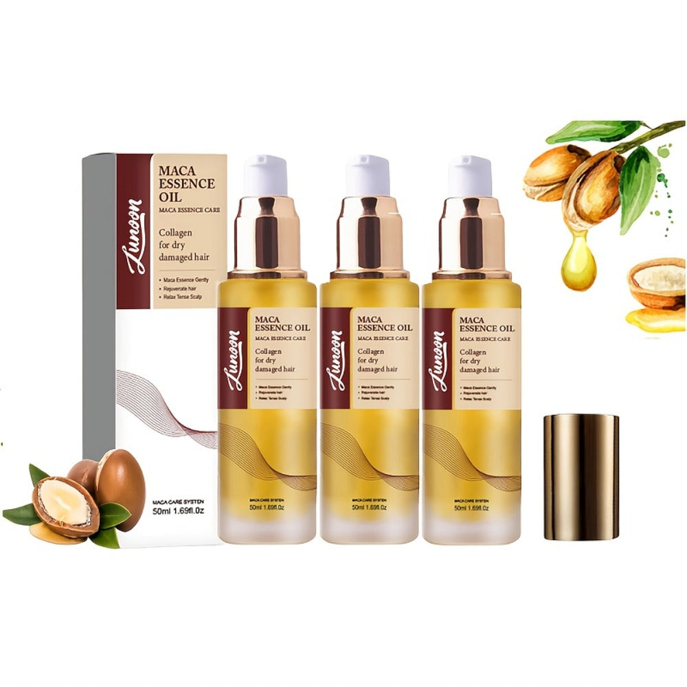 Argan Oil Hair Mask Deep Conditioning Treatment with Collagen | Cold Press Moroccan Oil for Dry Frizzy Curly Fine Hair | Long-Lasting Moisture Repair 1.69oz