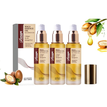 Argan Oil Hair Mask Deep Conditioning Treatment with Collagen | Cold Press Moroccan Oil for Dry Frizzy Curly Fine Hair | Long-Lasting Moisture Repair 1.69oz