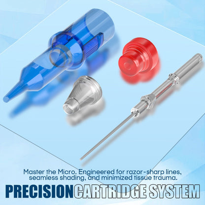 Tattoo Cartridge Needles with POSEIDON V3 Label, 50-Piece Mixed, RL-Only or RS-Only Pack Choices