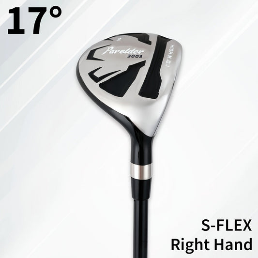 Golf Hybrid Club for Men | Right Hand, Carbon Fiber Shaft, 17°/20°/23°/26° Loft, S/R Flex – Max Distance & Forgiveness