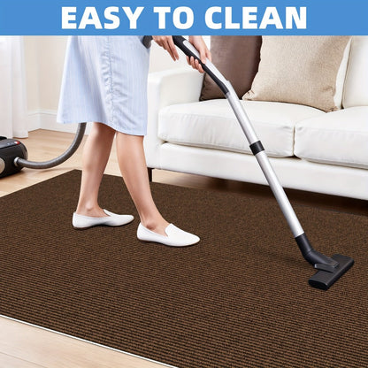 Non-Slip Runner Rug for Hallway Kitchen Stairs - Thick 4mm Long Roll Rug 23.22" Wide, Machine Washable, Multiple Sizes & Colors