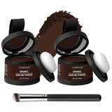 2pcs 06-Dark Brown + Brush