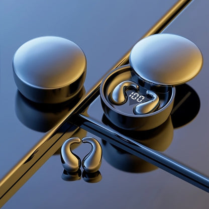 Invisible Sleep Earbuds Bluetooth 5.4 Ultra Thin Mini Wireless Earphones – No Latency Gaming Intelligent Noise Reduction Ultra Long Battery Life Comfortable In-Ear for Side Sleepers Work Travel