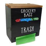 2-in-1 Garbage Bag Dispenser - Black