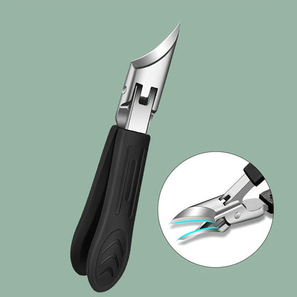 Seven-Piece Wide-Jaw Toenail Clipper Set with Stainless Steel Pedicure Tools for Home Nail Care