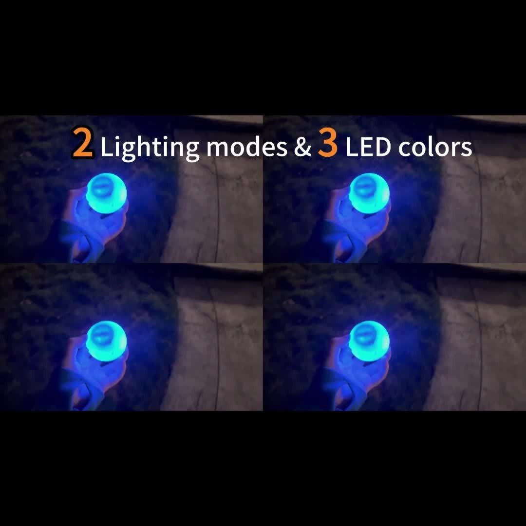 Dog Toy 2.5-Inch Motion-Activated LED Ball with USB-Rechargeable Battery for Night Fetch and Chase