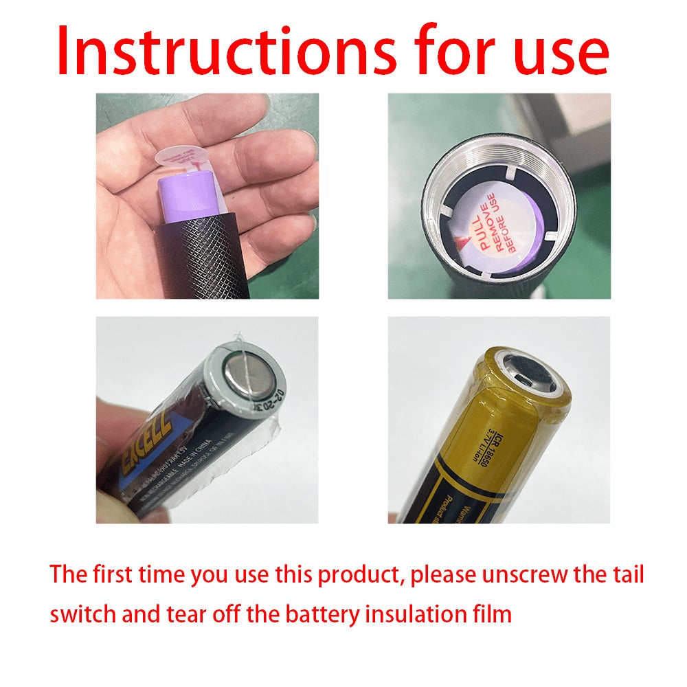 Flashlight Magnetic Mini EDC Torch with 130-Lumen Output, Type-C Charging and Rotary Switch