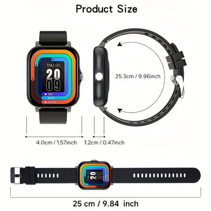 Smartwatch – Bluetooth Calling with 1.83" Full Touch Screen, Multiple Sport Modes, Music Control & Sedentary Reminder – Fitness Tracker…