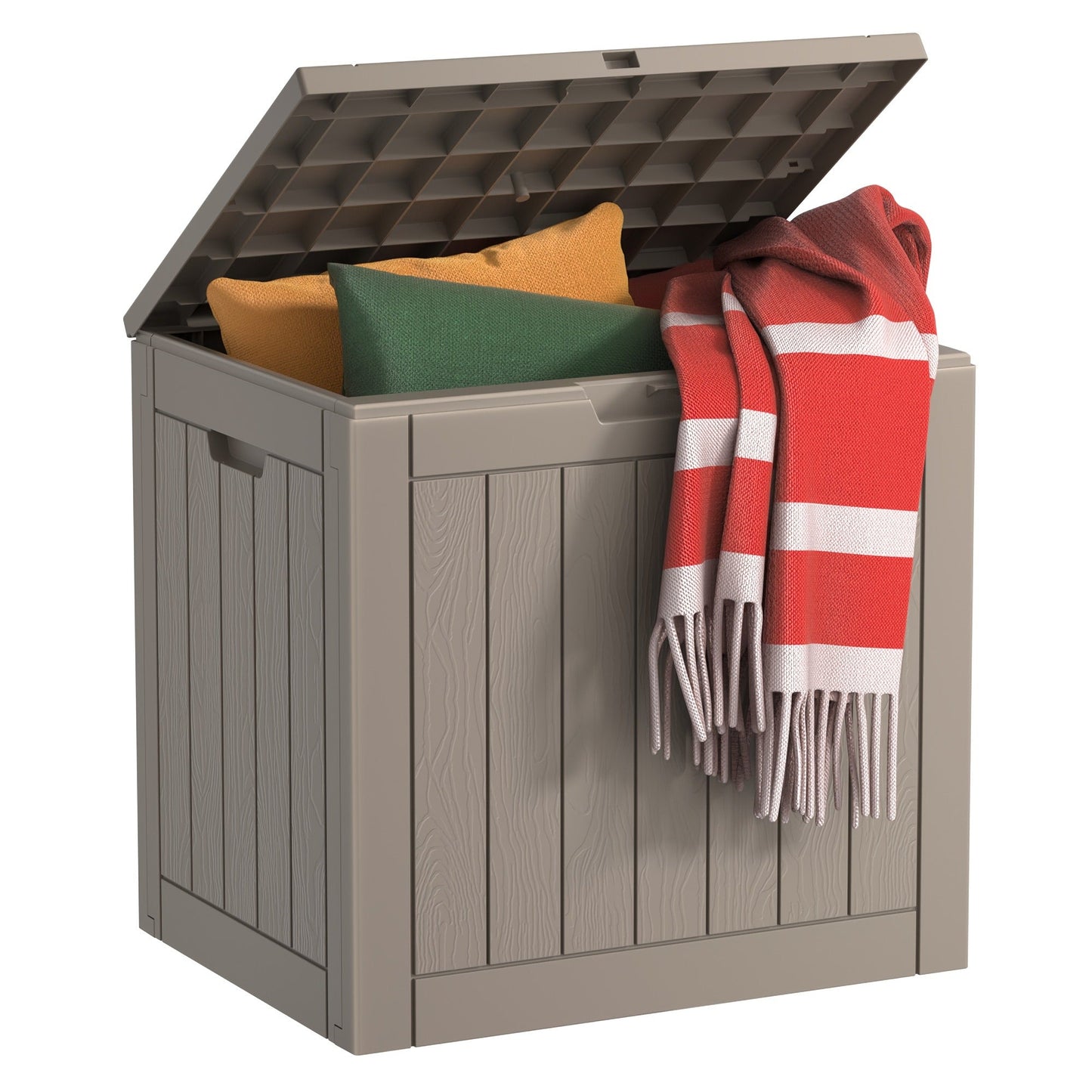 Resin Deck Box 35/45 Gallon – Lockable Outdoor Storage