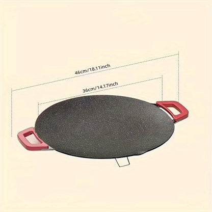 Electric Grill Pan Smokeless Indoor BBQ Non-Stick Griddle with Adjustable Temperature Control for Home Kitchen and Party