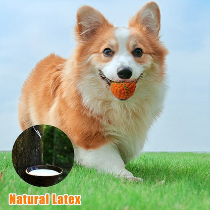 Dog Toy 4-Pack 2.8-Inch Latex Squeaky Sport Balls in Vibrant Colors for Puppies and Small Dogs