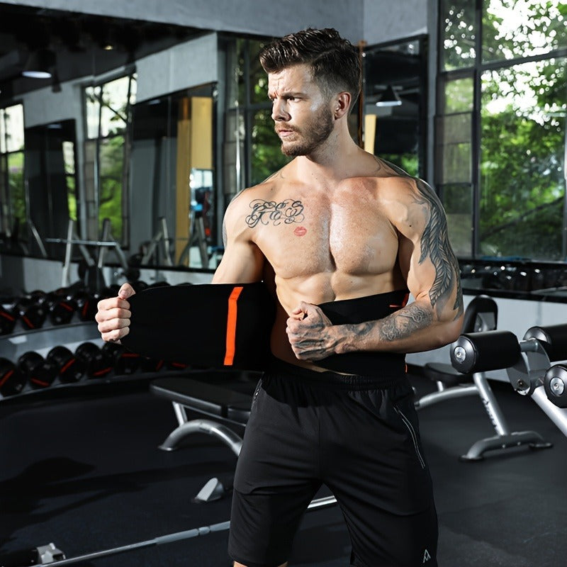 Adjustable Weightlifting Support Belt with Breathable Polyester and S, M or L Size Options