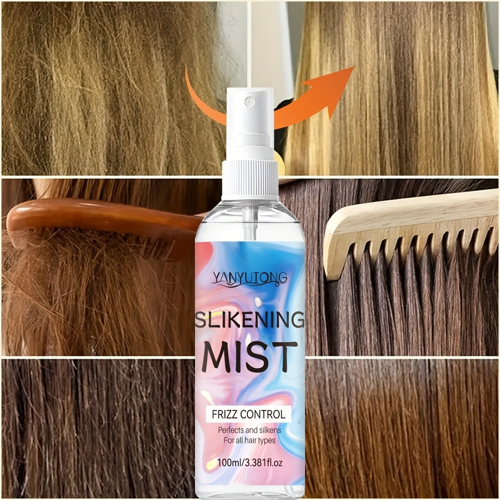 Perfumed Hair Mist Smoothing Spray 100ml — Heat Protection, Anti-Frizz, Moisturizing & Detangling Leave-In Formula | Long-Lasting