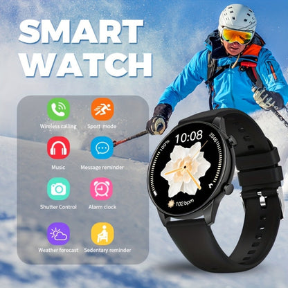Smartwatch 2.01 Inch Round Dial with Calling, 100 Sport Modes, Games and Calculator with Two Band Styles