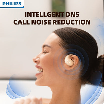 Philips TAT2708 True Wireless Earbuds, Stereo Surround Sound ENC Noise Cancellation Touch Controls Built-in Mic, 24H Polymer Battery USB-C Fast Charging Case, Lightweight for Commuting Workouts Daily Use