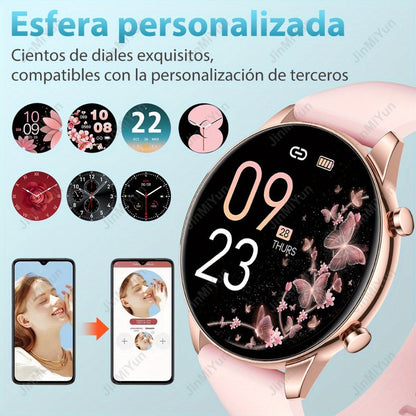 Smartwatch 1.5 Inch Full Touch with Remote Photo Capture, Calling, Music and Sport Modes in Four Colors