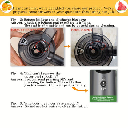 Cold Press Juicer Masticating – 350W Slow Juicer with Wide Feed Chute, 50RPM Fine Grinding, High Juice Yield, Easy to Clean, Safe Bladeless Design for Whole Fruits & Vegetables, Black & Pink