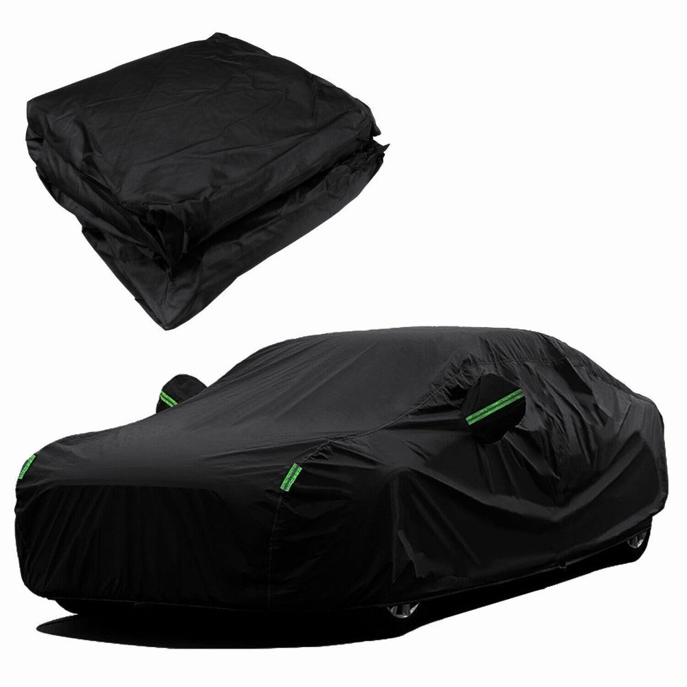 All Weather Car Cover for Sedan & Coupe 185"x69"x59" - Outdoor UV, Rain, Snow & Hail Protection for Toyota Camry, Honda Accord, Mustang & More