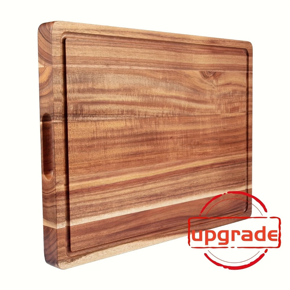 Cutting Board Bamboo-Look Juice-Groove Board with Five Size and Build Options for Prep or Serving