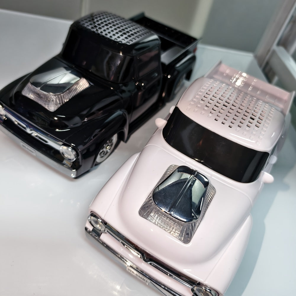 Portable Bluetooth Speaker Car-Shaped Model with TWS, USB, FM, TF, AUX and Seven Retained Color Packs
