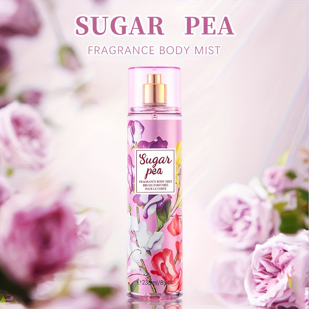 Floral and Fruit Body Mist Spray, 8 fl oz / 236ml in Fourteen Exact Scent Options for External Body Use