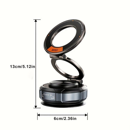 Magnetic Car Phone Holder 22 N55 Magnets 2400gf Force & 78LB Suction – 360° Adjustable Aluminum Alloy Mount with Cooling Vent Design | Compatible with iPhone 16 Pro Max / 15 / 14 / 13 / 12 Plus