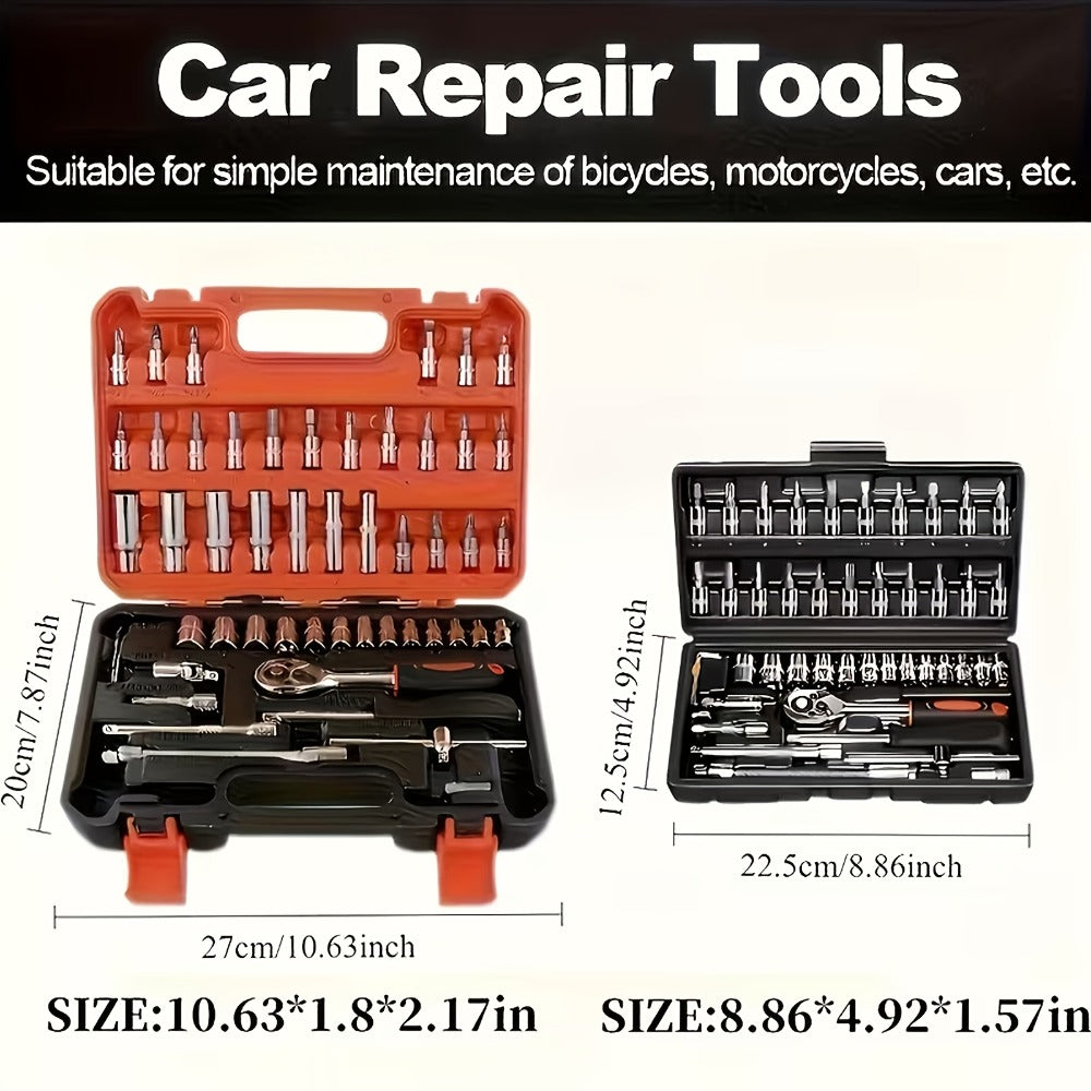 Multi-Configuration Home Repair Tool Kit with Storage Case in 46-, 53- or 1000-Piece Checkout Options