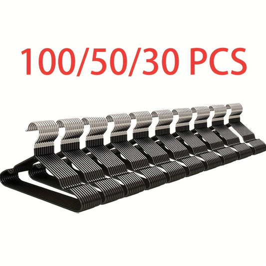 High Manganese Steel Non-Slip Clothes Hangers Thickened Heavy Duty Coat Suit Hangers Space Saving Closet Organizer