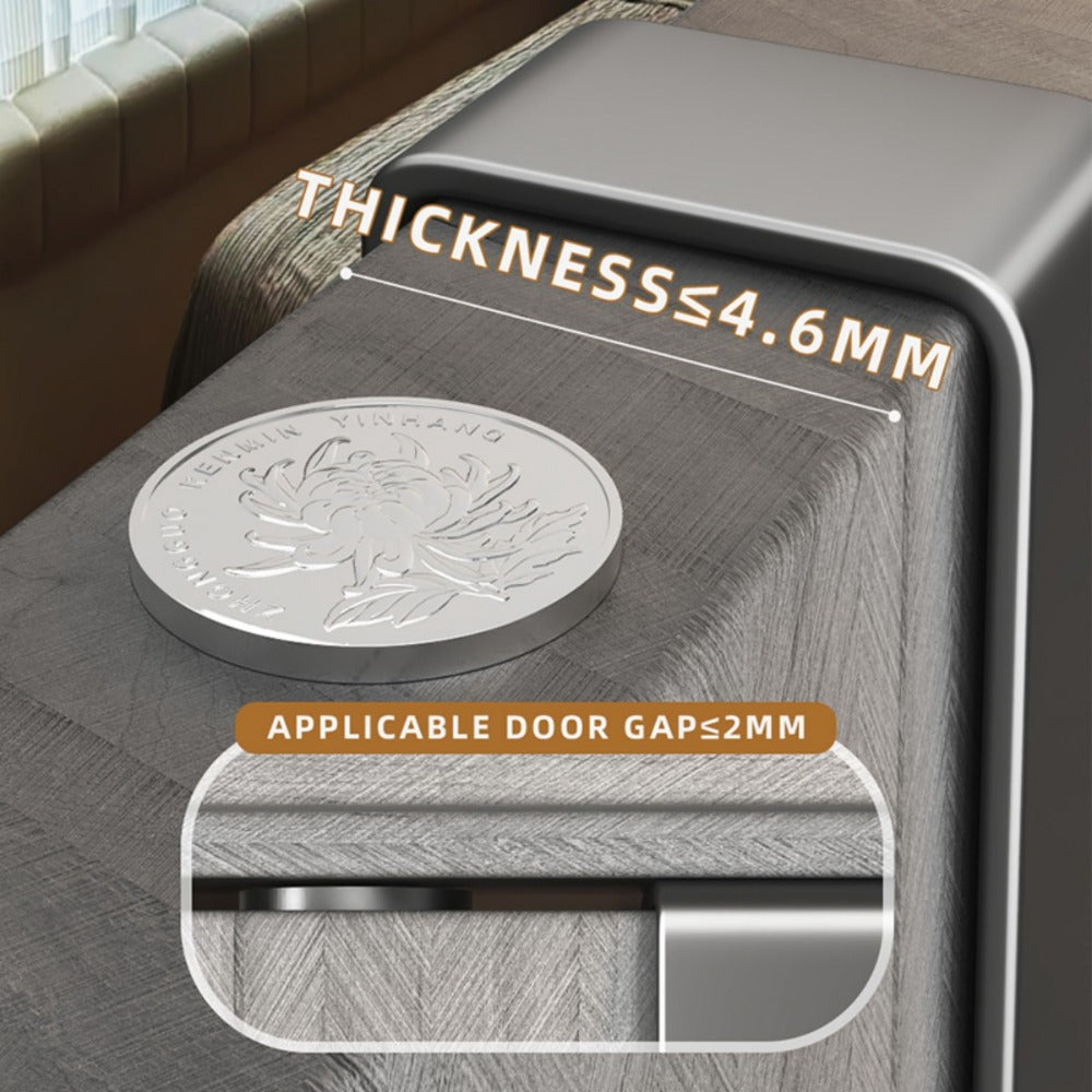 Over-the-Door Hook Hanger Sets in Black with Two 5- or 6-Hook Racks for Keys, Hats and Bags