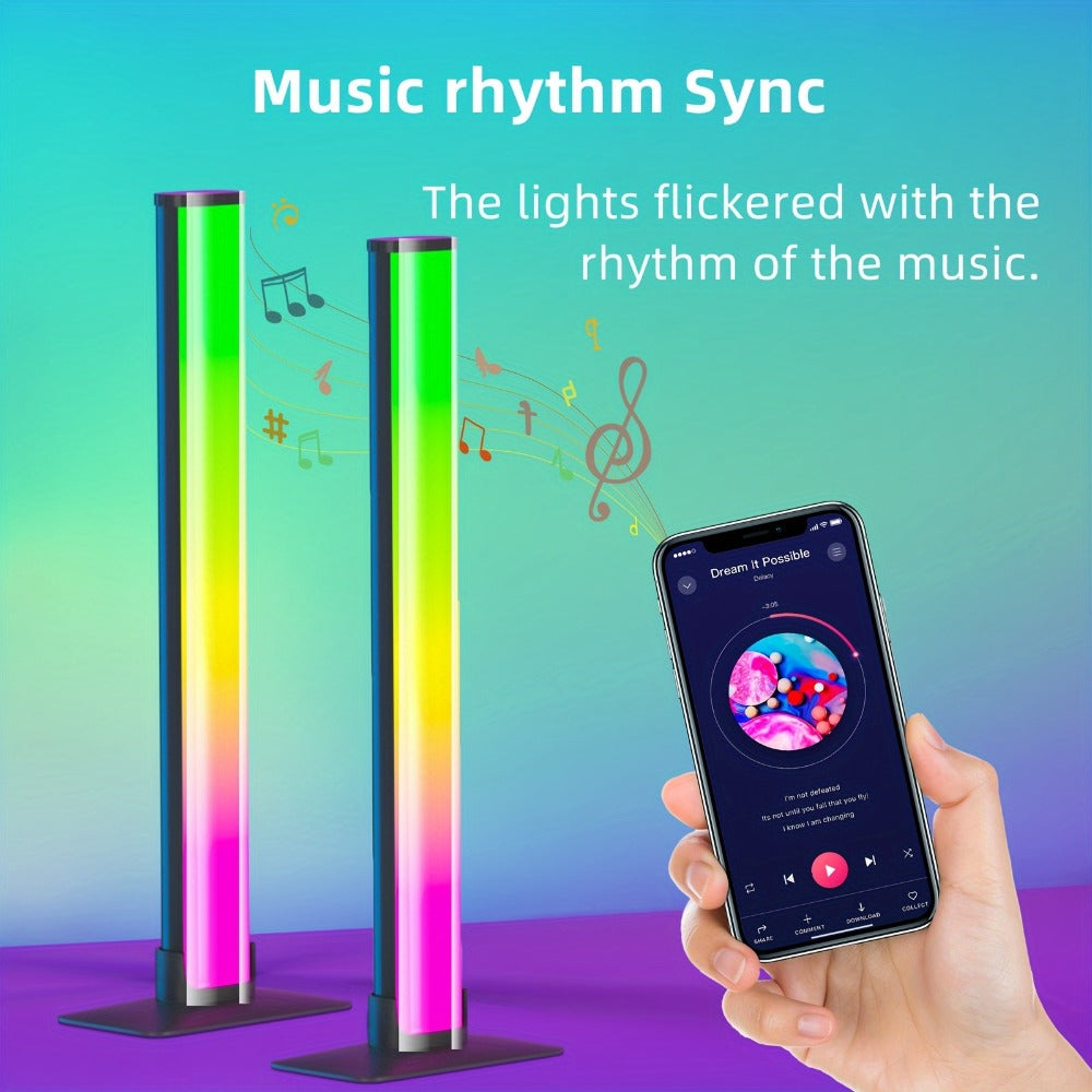 RGBIC Atmosphere Light with Music Sync - Desktop Ambient Light, App & Remote Control, Alloy Body
