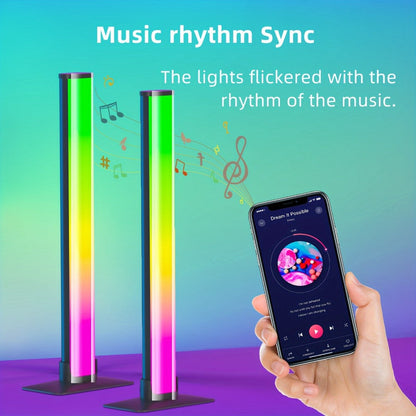 RGBIC Atmosphere Light with Music Sync - Desktop Ambient Light, App & Remote Control, Alloy Body