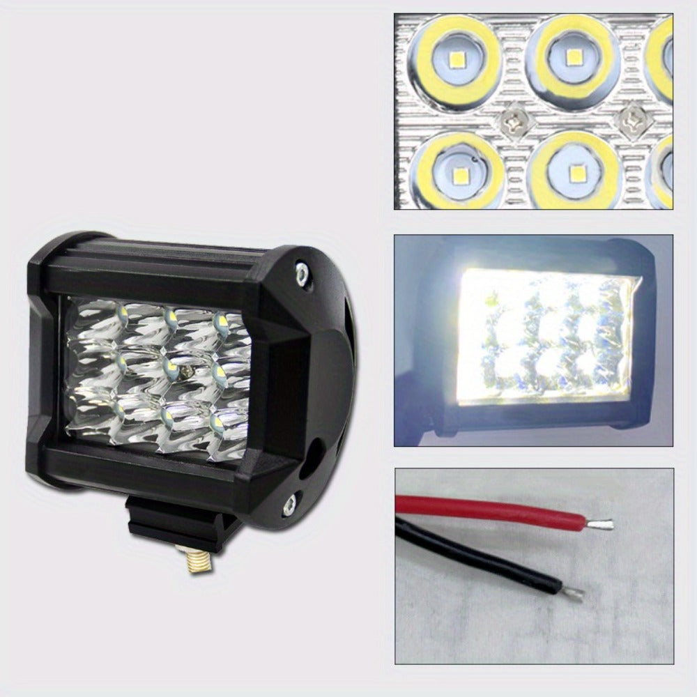 LED Work Light Bar Kit for Off-Road Truck Jeep SUV ATV UTV Tractor, 12-24V 2000-3000LM Combo 22in 10in + 4in Spot Flood Lights, No Battery Required, Hard Wire or Direct Power