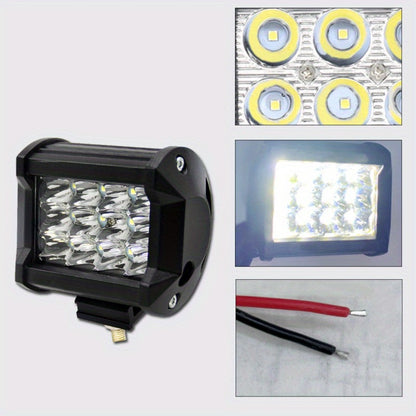 LED Work Light Bar Kit for Off-Road Truck Jeep SUV ATV UTV Tractor, 12-24V 2000-3000LM Combo 22in 10in + 4in Spot Flood Lights, No Battery Required, Hard Wire or Direct Power