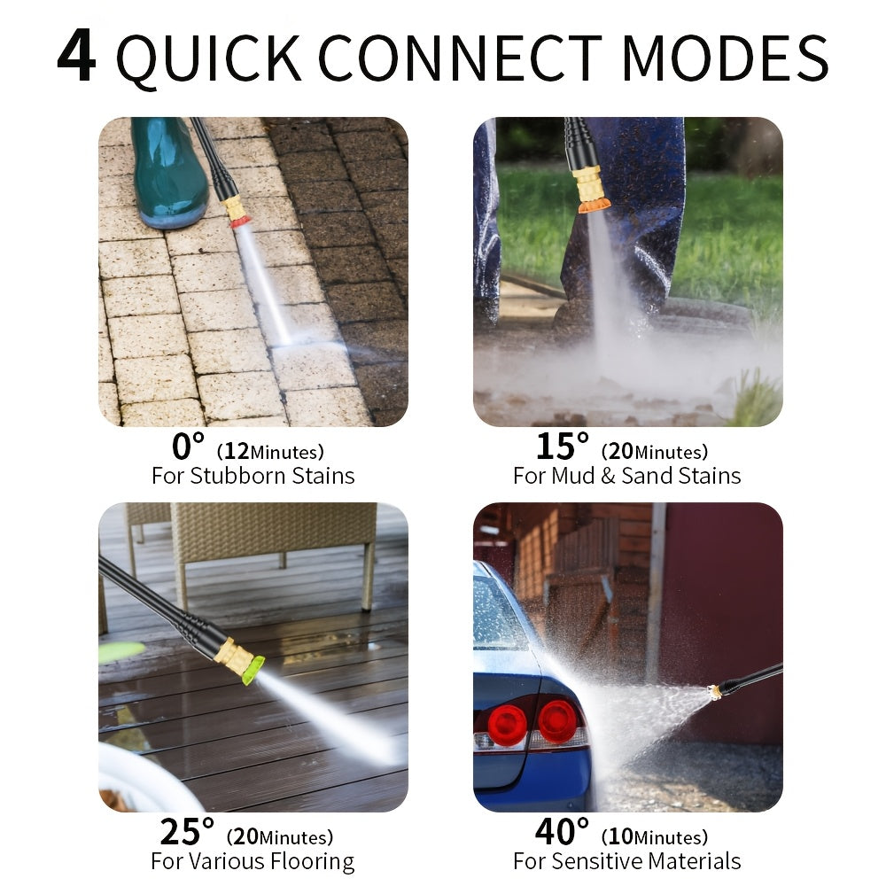 Electric Pressure Washer High PSI | Car Patio Fence Home Foam Cannon