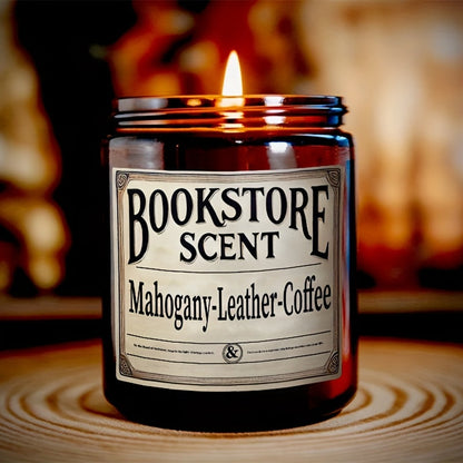 Book-Themed Jar Candle in 4oz or 8oz Singles, Two-Piece Sets and Four-Piece Gift Box Configurations
