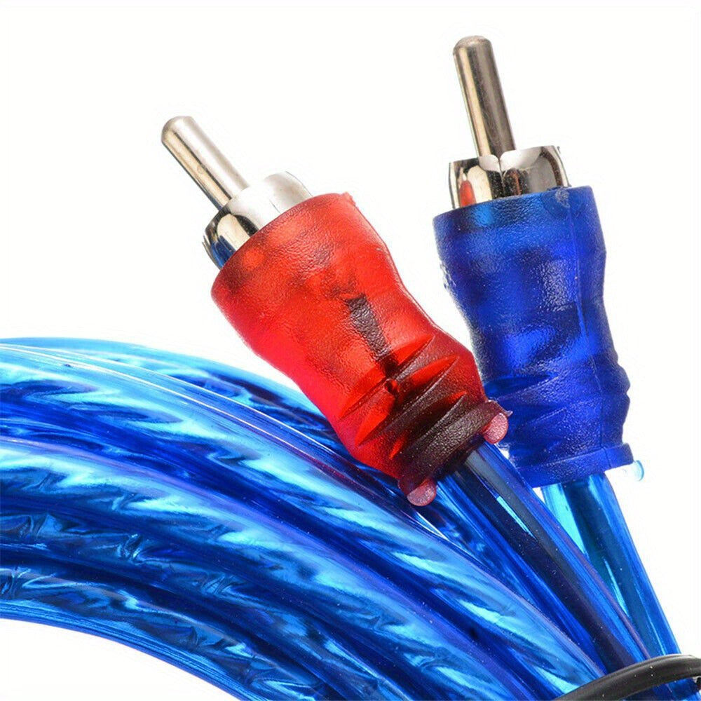 Amplifier Wiring Kit 10 Gauge 1500W - Complete Car Audio Amp Install Kit with RCA Cable, Power & Ground Wire, Remote Cable, AGU Fuse Holder, OFC Subwoofer Wiring