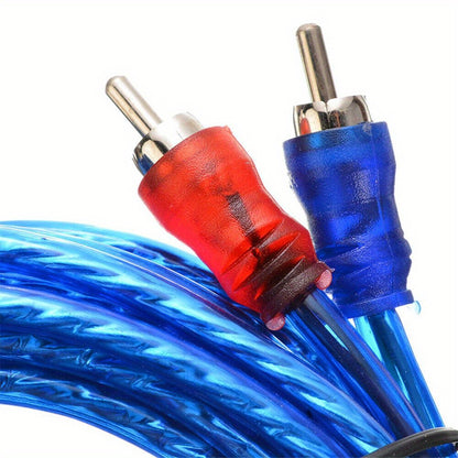 Amplifier Wiring Kit 10 Gauge 1500W - Complete Car Audio Amp Install Kit with RCA Cable, Power & Ground Wire, Remote Cable, AGU Fuse Holder, OFC Subwoofer Wiring