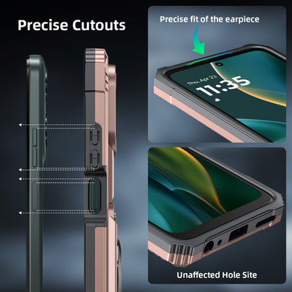 Magnetic Metal Kickstand Moto G 5G 2025 2026 Case Shockproof Drop Protection Slim Protective Phone Cover for Motorola Moto G 5G 2025 Moto G 5G 2026 Moto G Play 2026 6.7 Inch – Hands-Free Stand