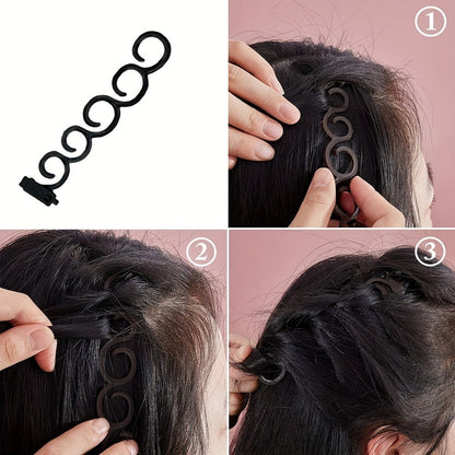 Hair Accessories 81-Piece Styling Kit with Bun Makers, Curlers, Clips, Pins and Braiding Tools