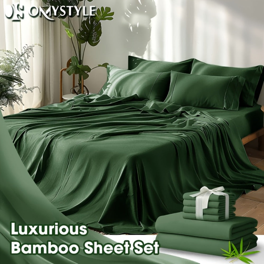 Deep-Pocket Fitted Sheet in Eleven Colors and Twin, Full, Queen or King Checkout Sizes for Home and Everyday Use